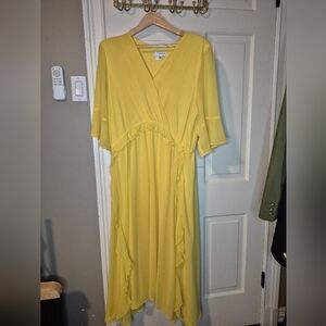 Gibson Latimer Vibrant Yellow Maxi Dress
